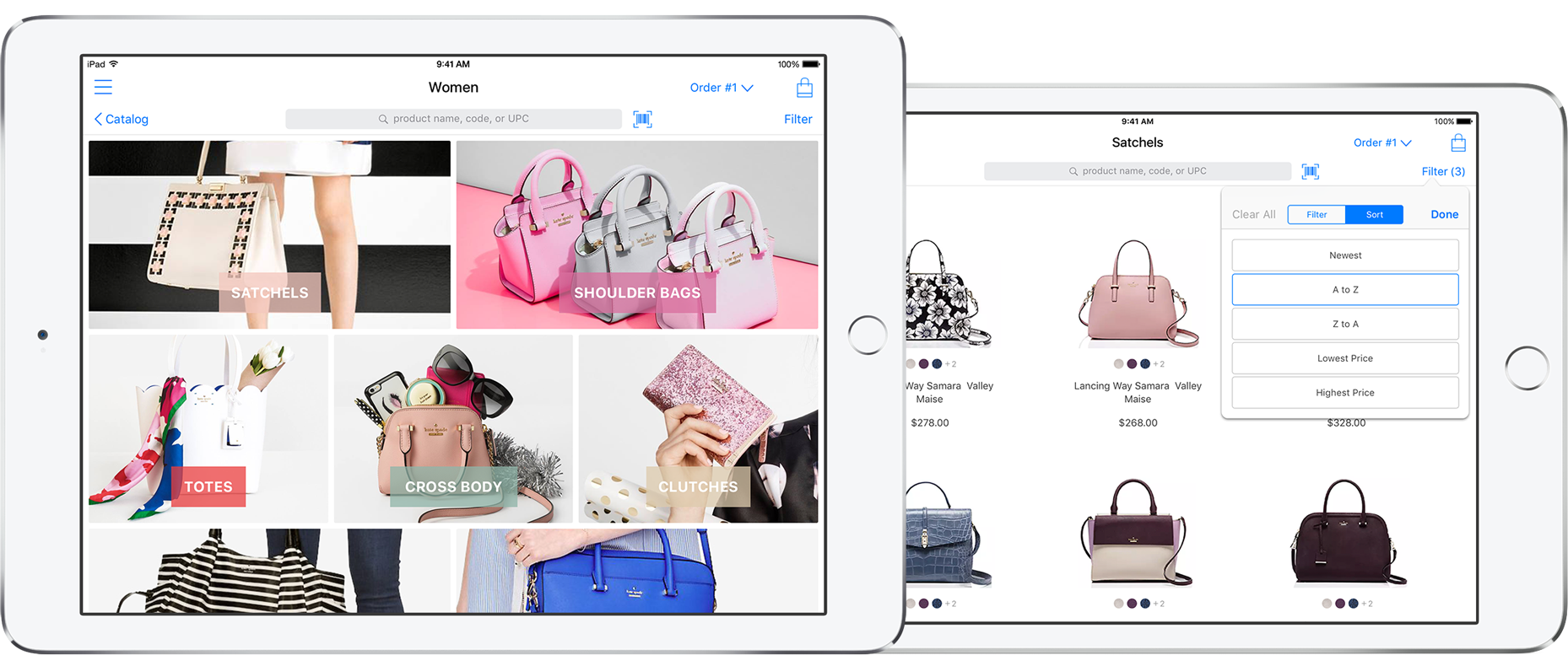 Search and filter products in the Tulip Retail app