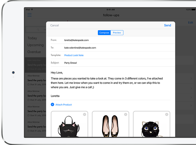 Clienteling - Email