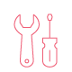 Rapid Integration - wrench and screwdriver icon