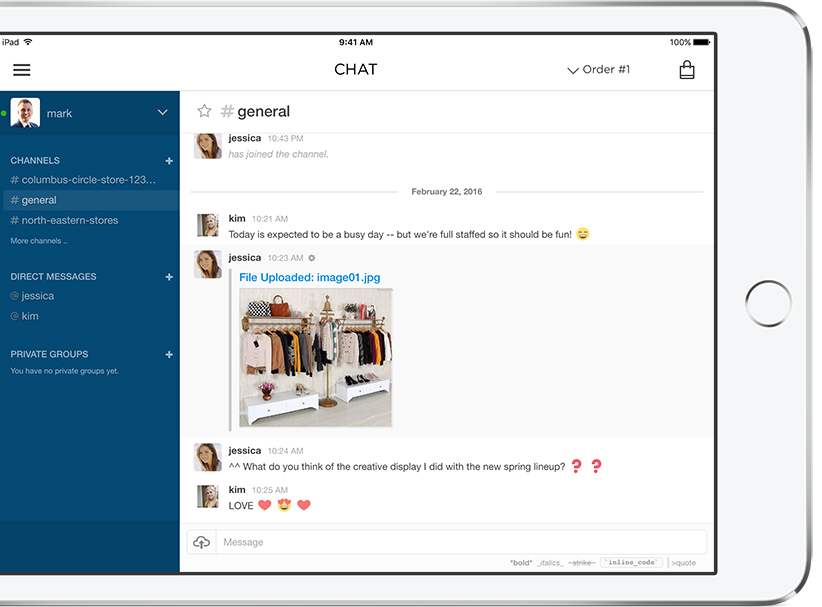 Store Communications - Employee chat