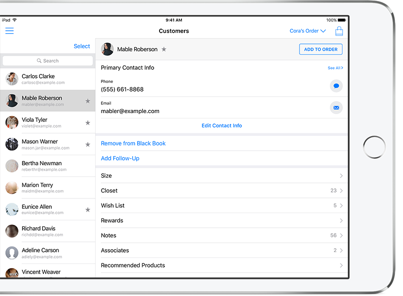 Tulip Retail Clienteling App