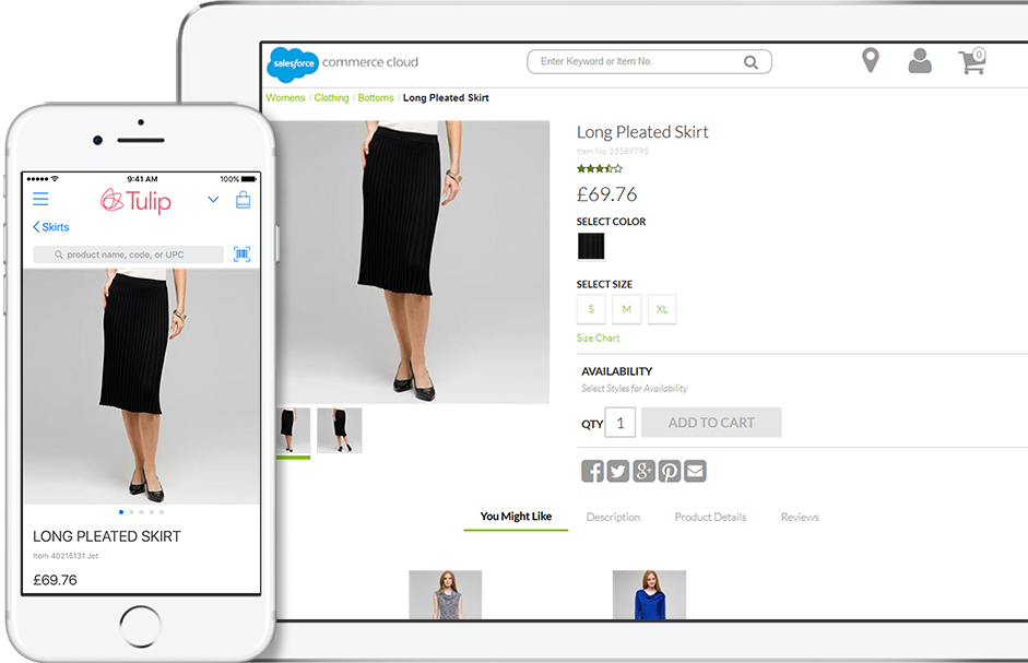 Salesforce Commerce Cloud and Tulip