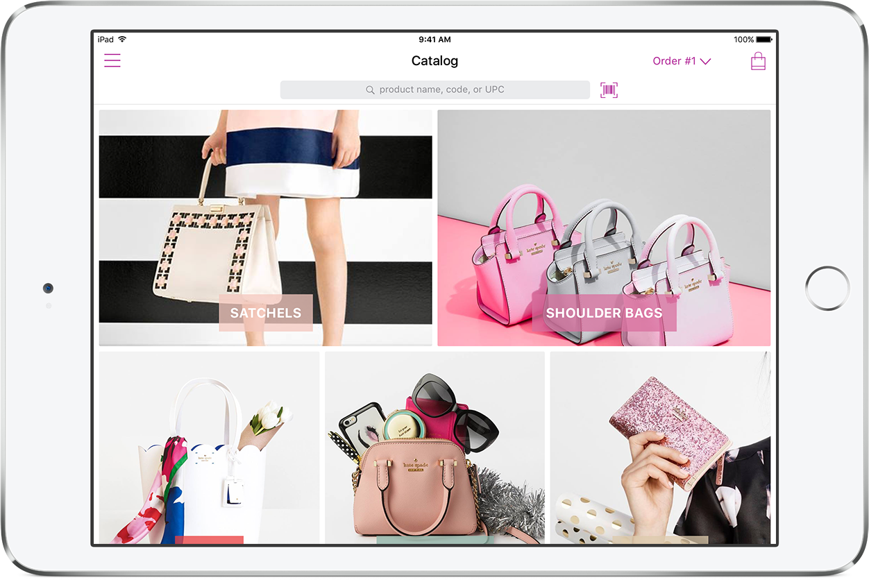Store catalog in the Tulip Retail app