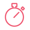 Turnkey rapid deployment icon - stop watch